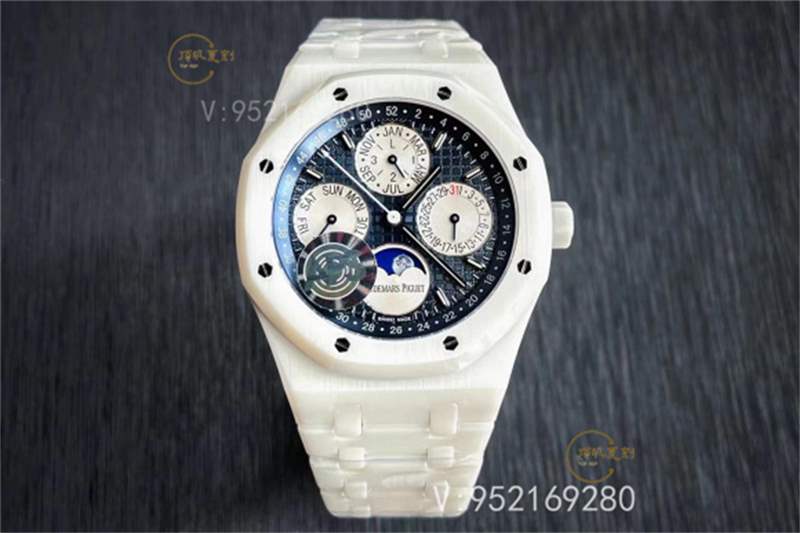 APS廠AP愛彼萬年歷白陶瓷AP26579計時表復刻做工怎么樣-復刻表