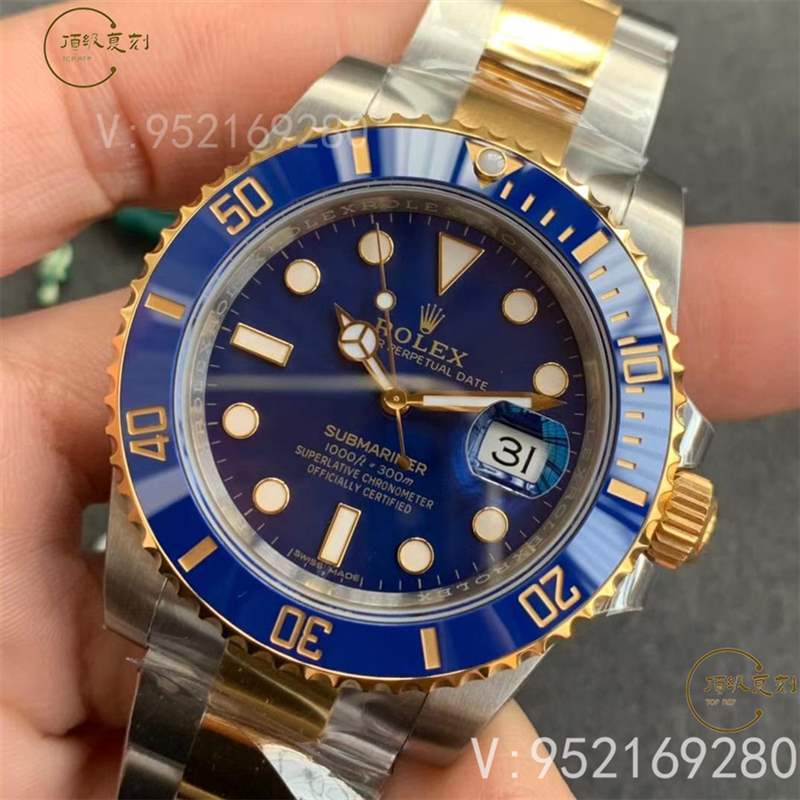 VS廠勞力士間金藍水鬼116613LB-97203復刻表3135機芯版本做工怎么樣-復刻表