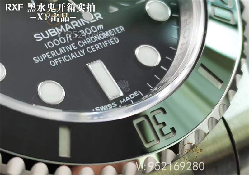 RXF廠勞力士黑水鬼對比ar廠黑水鬼復刻表怎么樣-復刻表