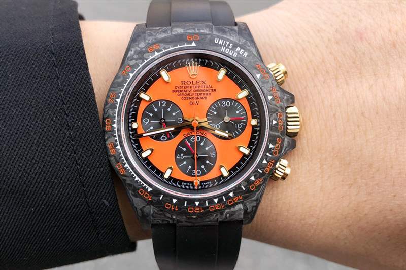 TW廠復刻勞力士DIW碳纖維改裝版迪通拿復刻表評測-復刻表