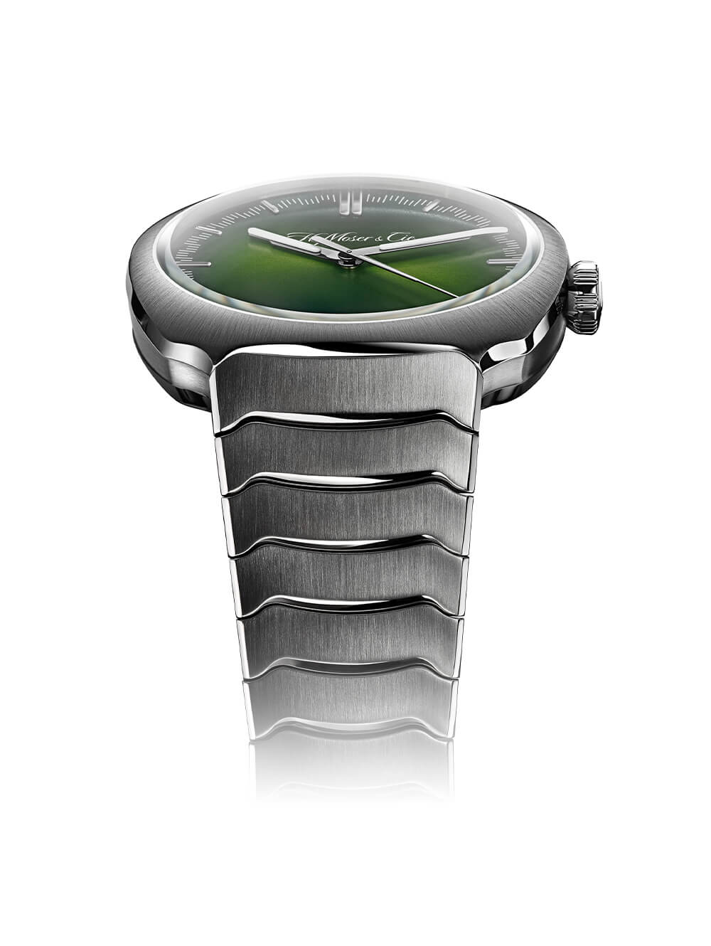 獨(dú)特的綠色表盤(pán)手表H. Moser & Cie Streamliner-復(fù)刻表