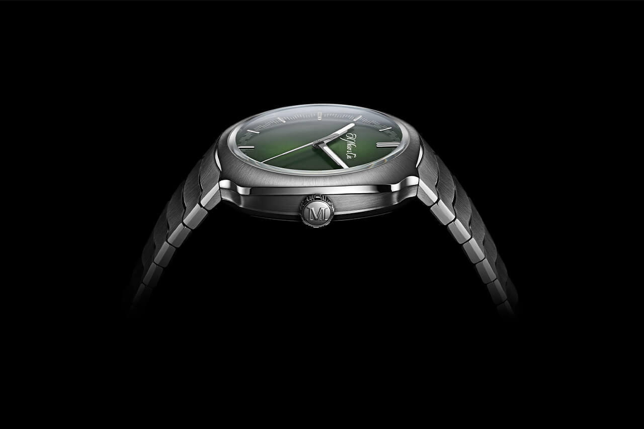 獨(dú)特的綠色表盤(pán)手表H. Moser & Cie Streamliner-復(fù)刻表