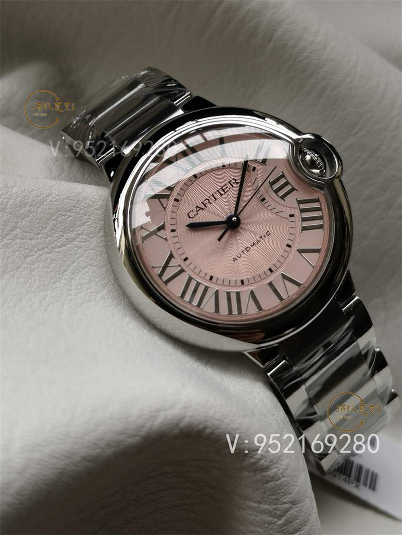 V6廠藍氣球-V6廠卡地亞36mm粉色藍氣球W6920041復刻表做工怎么樣-復刻表
