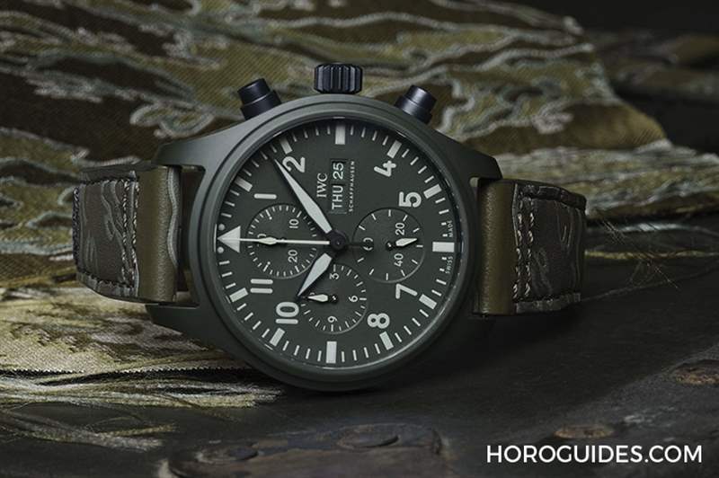 迷彩、刺繡布貼，SBTG街頭潮味上手｜IWC x SBTG特別版表帶套裝-復刻表