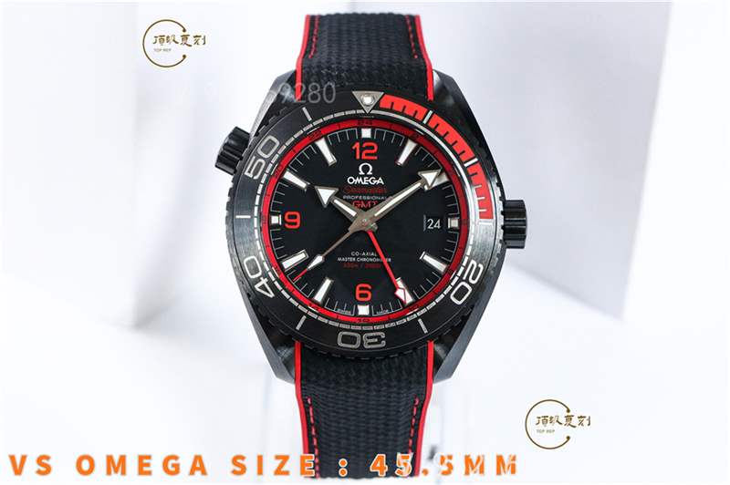 VS廠深海之黑系列-VS廠歐米茄海馬深海之紅復刻表做工評測-復刻表