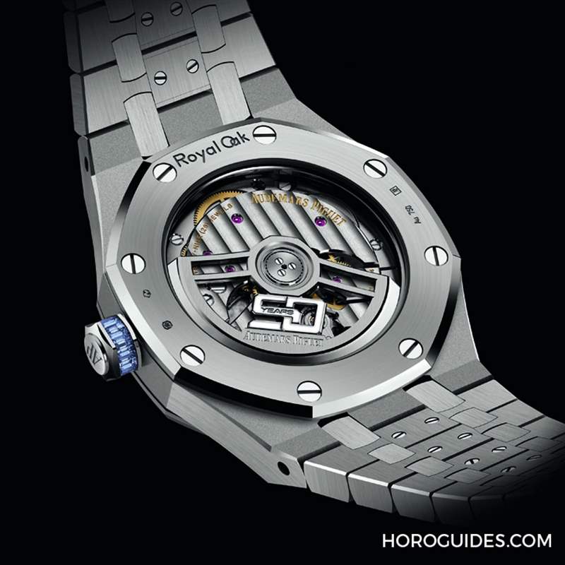 10種寶石上陣！款款都是主角｜愛彼皇家橡樹系列自動上鏈腕表白金款-復刻表