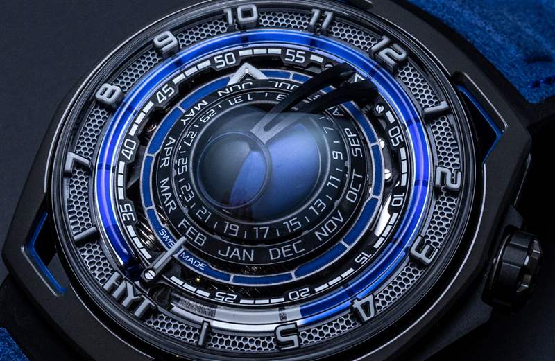 動手實踐：HYT Moonrunner Supernova 藍(lán)色手表-復(fù)刻表