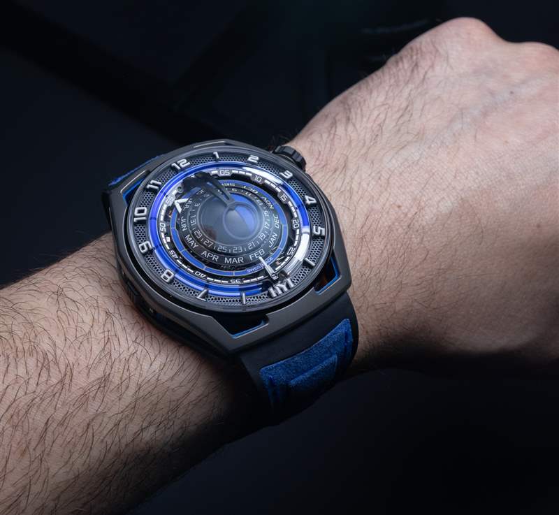 動手實踐：HYT Moonrunner Supernova 藍(lán)色手表-復(fù)刻表