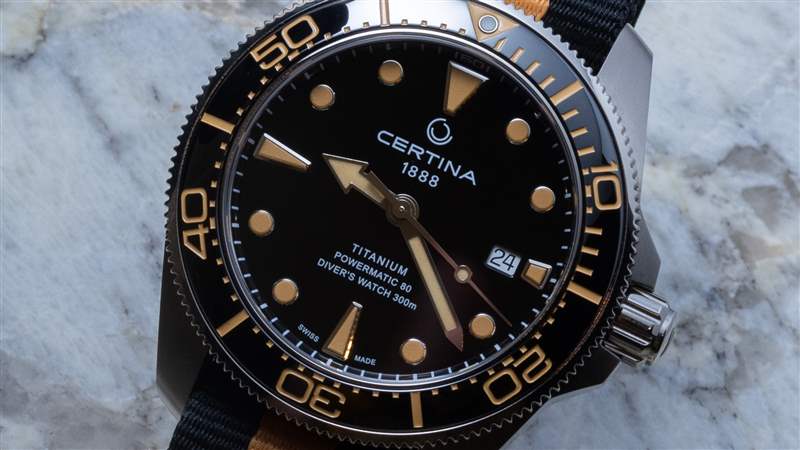 觀看評(píng)論：Certina DS Action Diver Titanium-復(fù)刻表