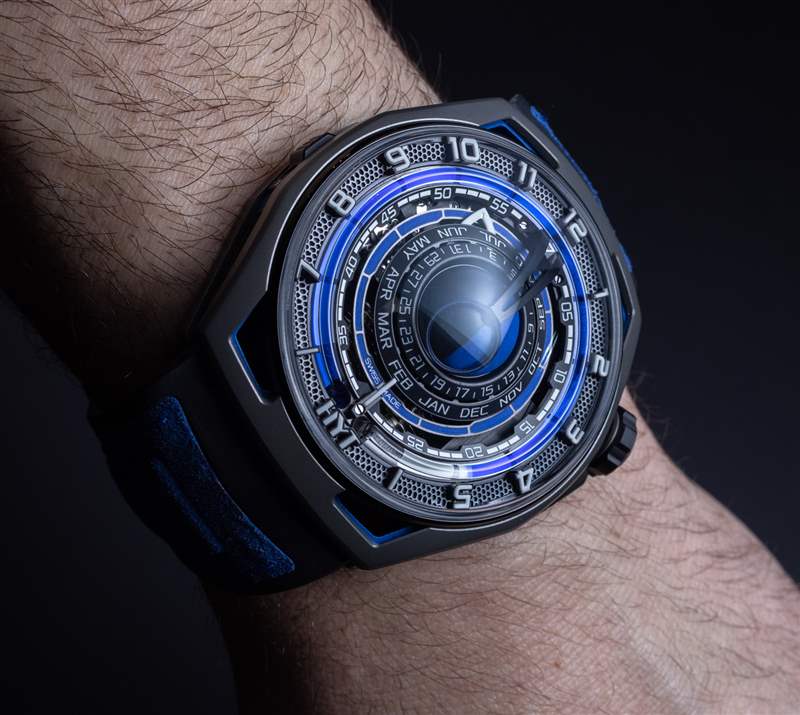 動手實踐：HYT Moonrunner Supernova 藍(lán)色手表-復(fù)刻表