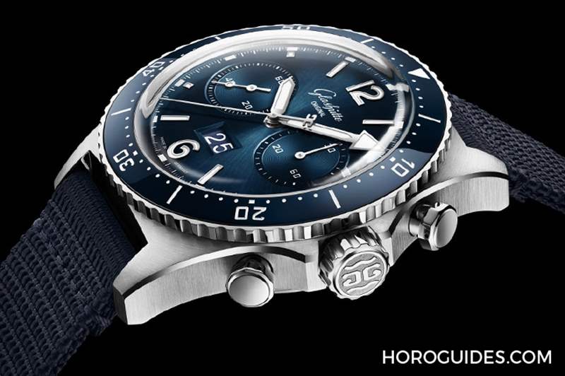 藍面、藍陶瓷圈打頭陣！ Glashütte Original SeaQ系列首次搭載計時功能-復刻表