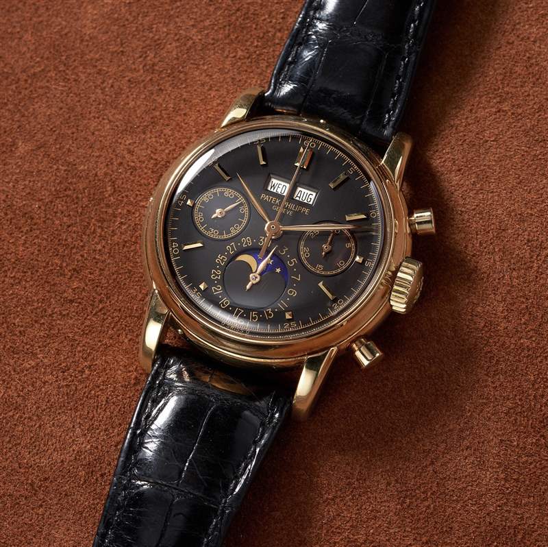 黑色表盤百達翡麗2499的售價應該低于上次售出的價格2000年。-復刻表