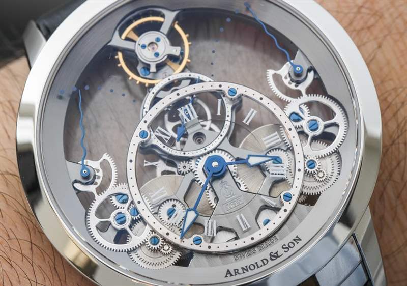 Arnold & Son Time Pyramid精鋼腕表動手實踐-復刻表