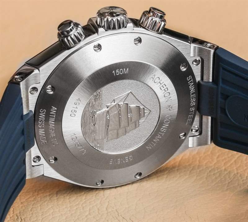 江詩丹頓縱橫四海計時碼表藍色腕表上手-復刻表