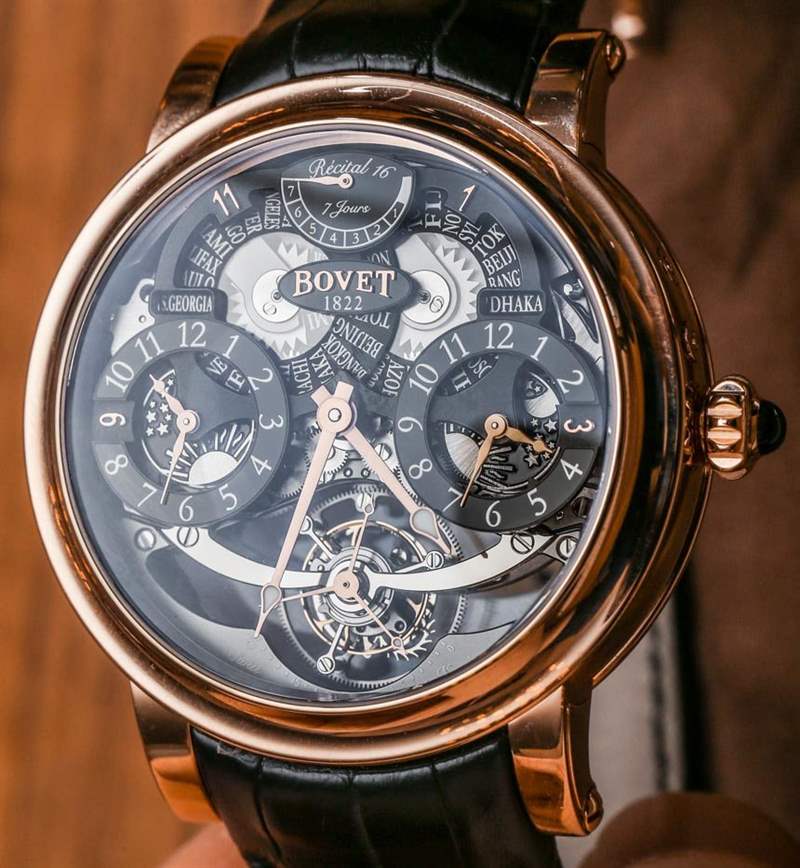 Bovet Recital 16三時區陀飛輪腕表上手體驗-復刻表