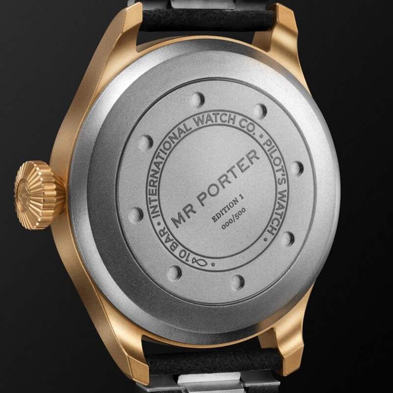 IWC Big Pilot's 43 Mr Porter 價(jià)錢介紹 萬國大飛Big Pilot's 43 Mr Porter Edition 1|型格青銅飛行表-復(fù)刻表