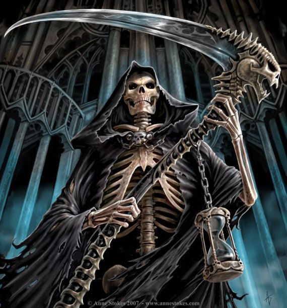 grim_reaper1 丹尼爾·斯特羅姆“Agonium”紀念品森,Carpe Diem哥特風手表-復刻表