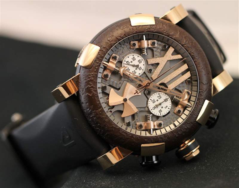 羅曼杰羅姆蒸汽朋克計時腕表評論-復刻表