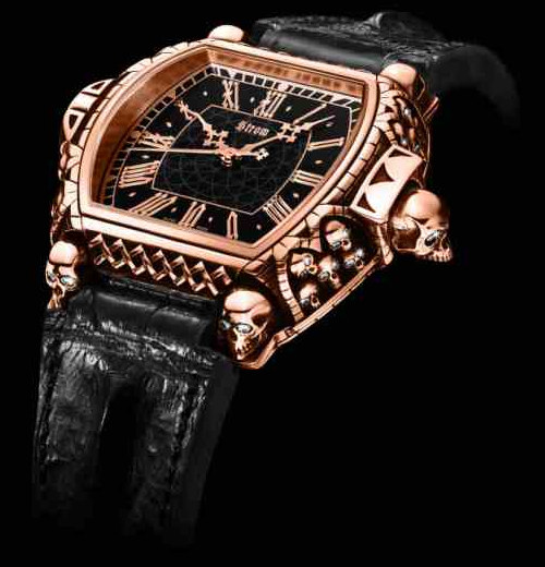 STROM+AGONIUM+Collection+Memento+Mori+-+Carpe+Diem+-1 丹尼爾·斯特羅姆“Agonium”紀念品森,Carpe Diem哥特風手表-復刻表