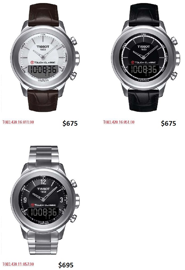 天梭T-Touch經(jīng)典腕表-復刻表