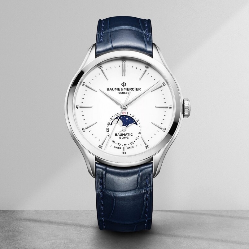 Clifton Baumatic Moon Phase 8款熱門Baume & Mercier手表推介|新手買名士表格價必睇-復刻表
