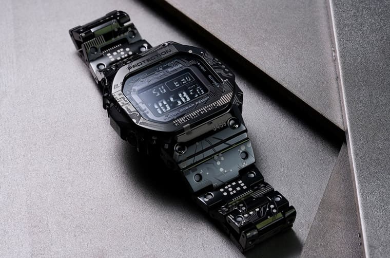 G-SHOCK全金屬GMW-B5000新增以機芯電路板為靈感的鈦合金旗艦款-復(fù)刻表