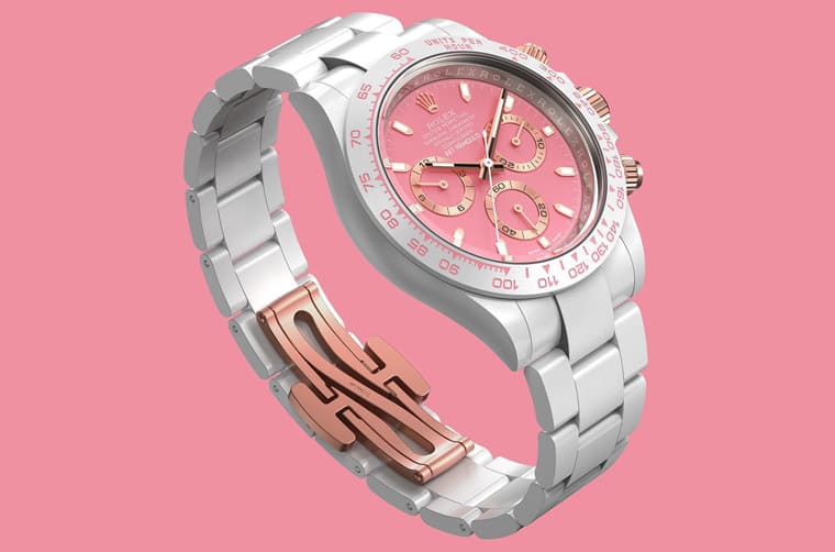 春天氣息濃烈的“櫻花”主題白陶瓷Daytona-復(fù)刻表