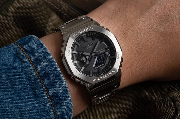 評點G-SHOCK“全金屬”農(nóng)家橡樹GM-B2100運動表-復刻表