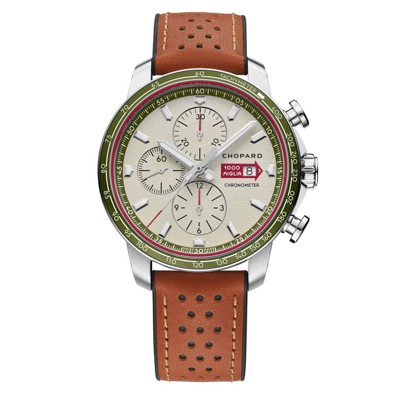 『新表』Chopard推出Mille Miglia GTS Chronograph Limited Edition Italy 2023古董車(chē)?yán)愊蘖坑?jì)時(shí)碼表-復(fù)刻表