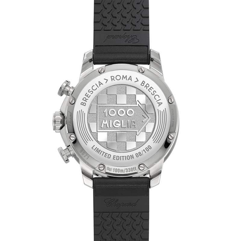 『新表』Chopard推出Mille Miglia GTS Chronograph Limited Edition Italy 2023古董車(chē)?yán)愊蘖坑?jì)時(shí)碼表-復(fù)刻表