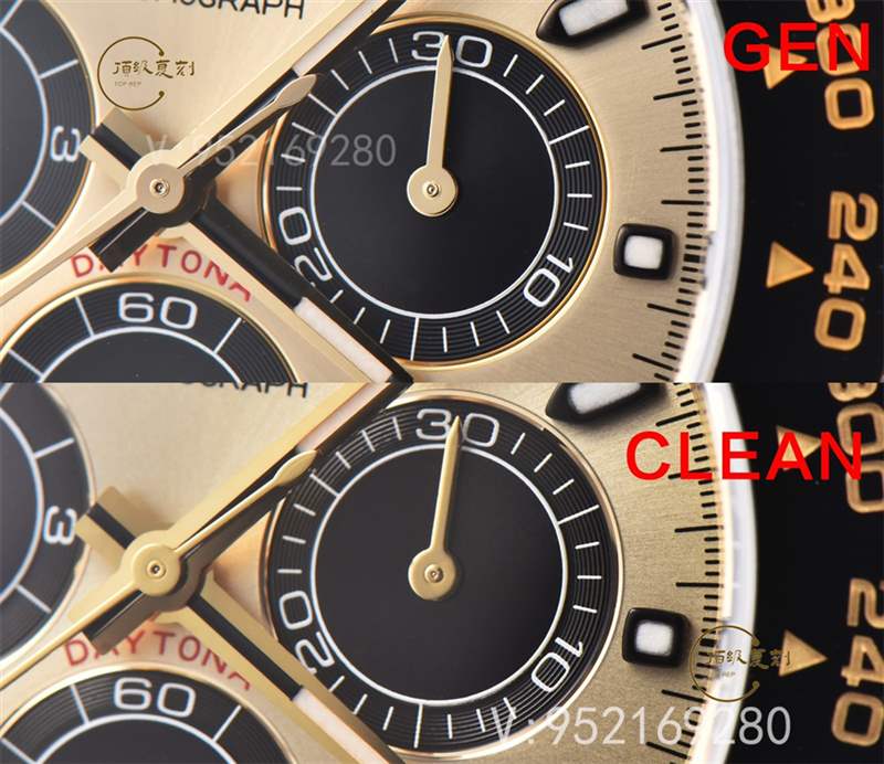 勞力士4130機芯余文樂迪通拿復(fù)刻表那個廠做的最好,BT廠和C廠對比那個更接近正品-復(fù)刻表