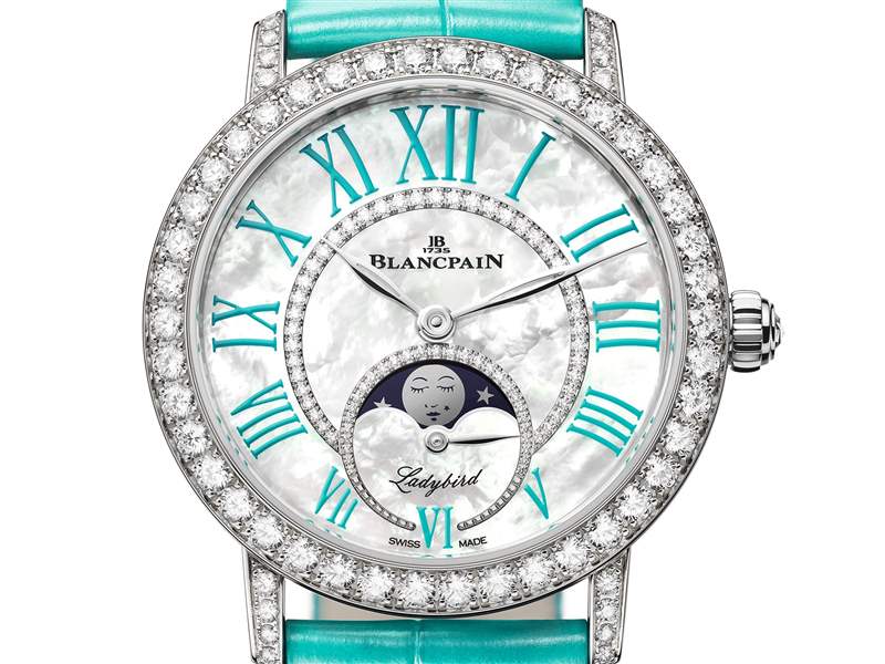 Blancpain推出Ladybird Colors小秒針腕表和月相腕表：春日色彩-復刻表