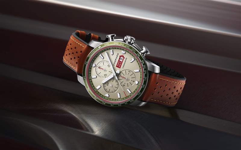 『新表』Chopard推出Mille Miglia GTS Chronograph Limited Edition Italy 2023古董車(chē)?yán)愊蘖坑?jì)時(shí)碼表-復(fù)刻表