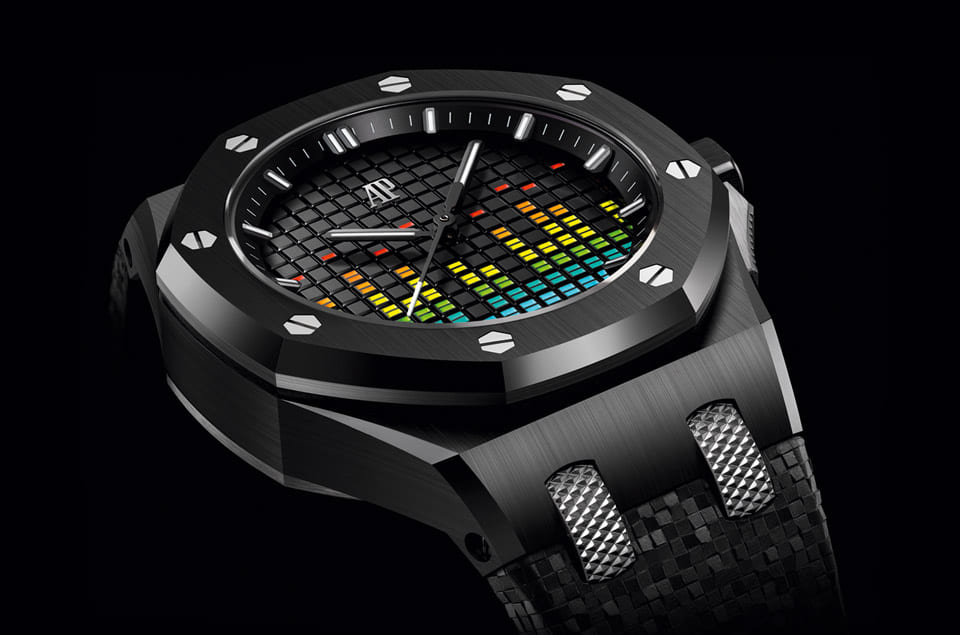 AP皇家橡樹離岸型音樂限量版追加37毫米黑陶瓷殼新款-復刻表