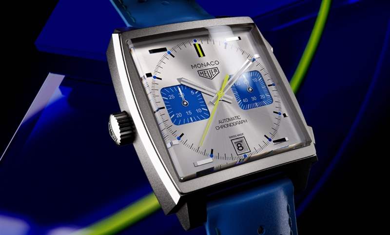 法國賽車藍來了,TAG Heuer Monaco計時碼表限量新色亮相-復刻表