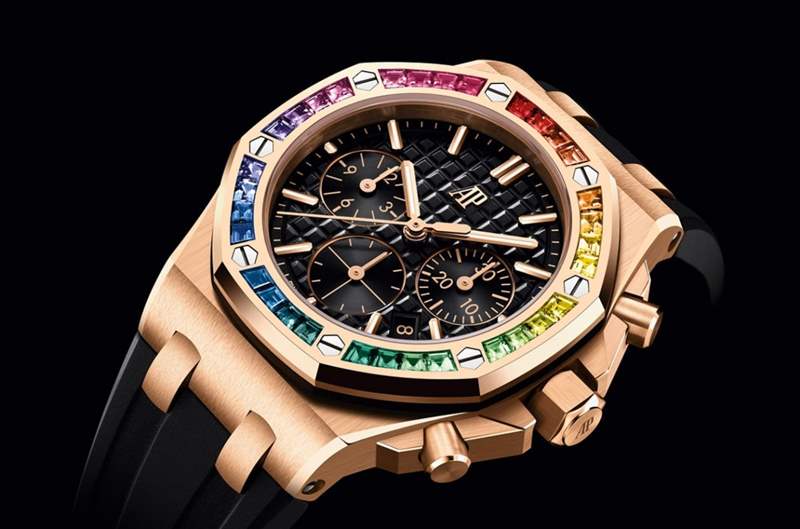 AP ROO全新計(jì)時(shí)碼表「珍稀耀眼彩虹寶石」吸引高端藏家注意-復(fù)刻表