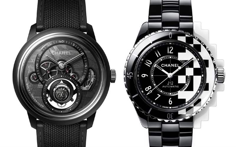 Chanel香奈兒新品亮點(diǎn)：Monsieur de Chanel隕石盤陀飛輪，J12 Cyber??netic黑白像素-復(fù)刻表