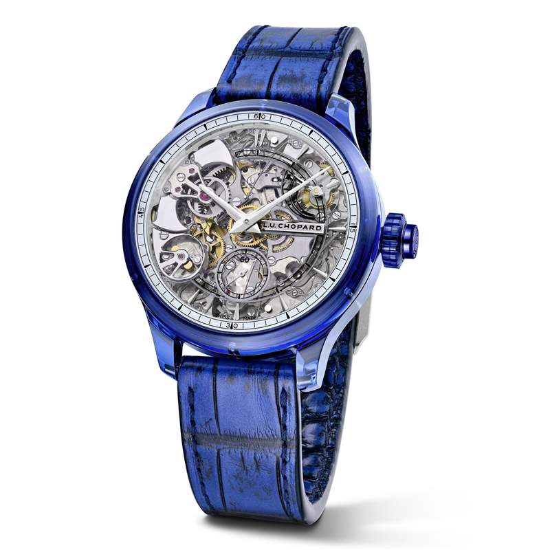 Chopard推出L.U.C Full Strike Blue Sapphire藍色藍寶石表殼三問腕表-復刻表
