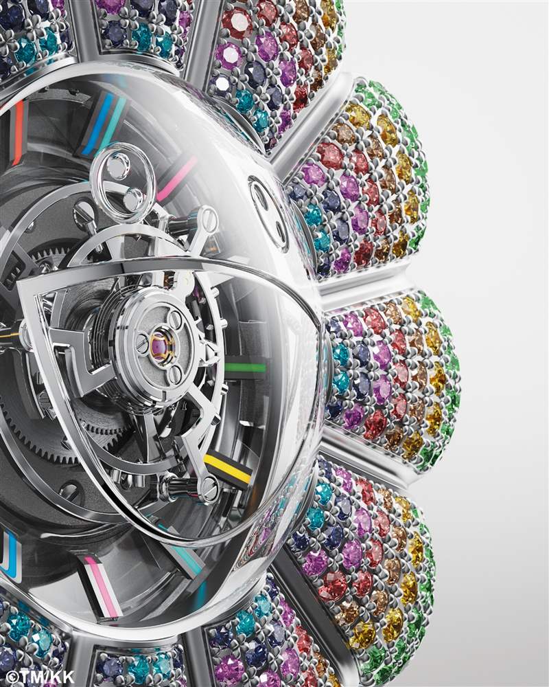 Hublot再聯(lián)乘村上隆獨一無二微笑之花震撼作-復(fù)刻表