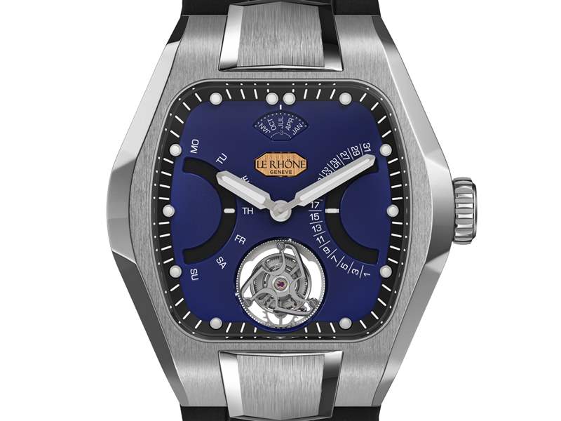 Le Rh?ne推出Horology Tourbillon QP Retrograde 10th-Anniversary陀飛輪萬年歷腕表-復(fù)刻表
