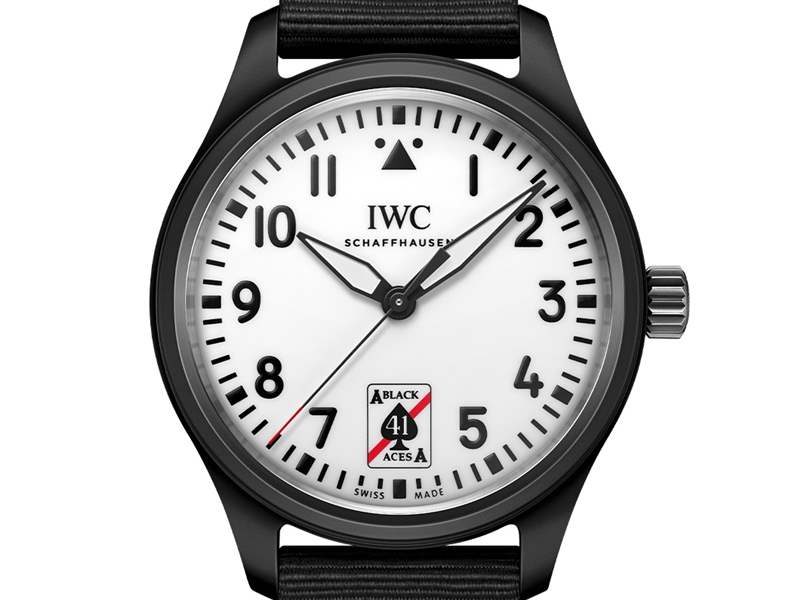 IWC萬國推出Pilot’s Watch Automatic 41 Black Aces黑桃A特別版腕表：夜光表盤-復刻表