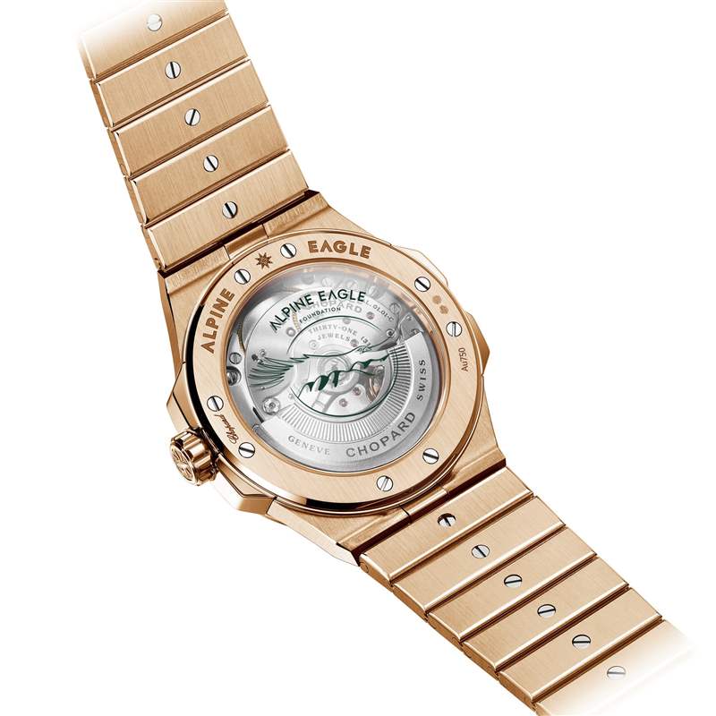 Chopard推出Alpine Eagle系列腕表新作:綠色表盤,33mm女士腕表 Chopard推出Alpine Eagle系列腕表新作:綠色表盤,33mm女士腕表-復(fù)刻表