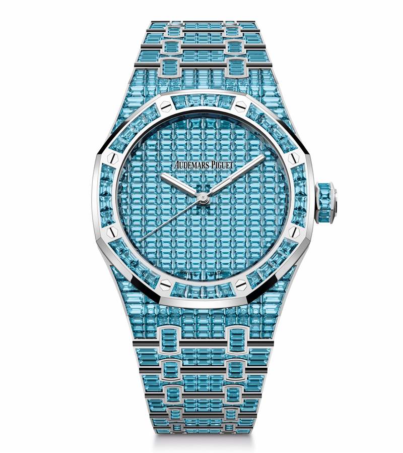 愛彼推出Royal Oak Selfwinding Rainbow Sets珠寶腕表:彩色寶石鑲嵌 愛彼推出Royal Oak Selfwinding Rainbow Sets珠寶腕表:彩色寶石鑲嵌-復刻表