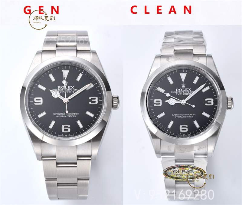 Clean廠C廠勞力士探險家一代真假對比評測怎么樣,C廠探一會一眼假嗎-復刻表
