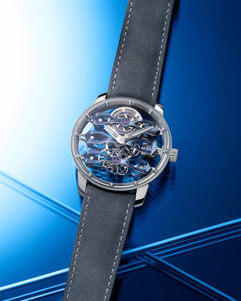 Bucherer推出3枚Bucherer Blue時計新作：Girard-Perregaux、H. Moser & Cie.和L’Epe?e合作版-復刻表