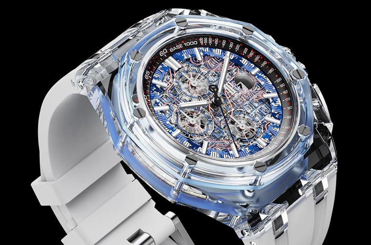 超吸睛！主打迷彩軍事風的透明皇家橡樹離岸型計時碼表-復刻表