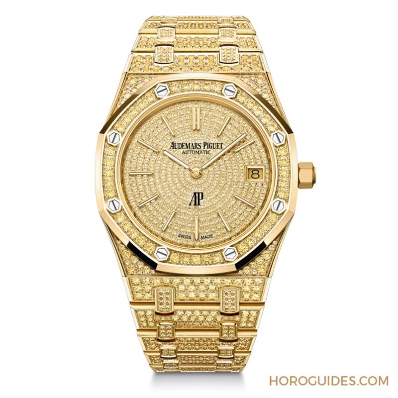光彩熠熠！愛彼Royal Oak Jumbo全鑲寶石版限量登場-復刻表