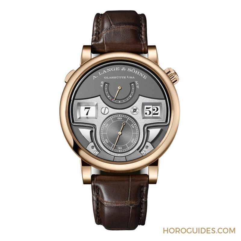 溫暖蜜金限量登場｜朗格Zeitwerk Minute Repeater 18K蜂蜜金版-復刻表