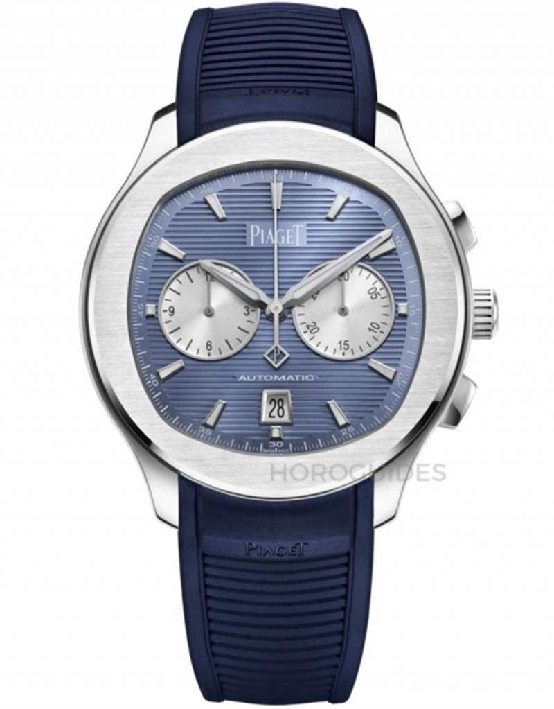 伯爵Polo冰河藍(lán)精鋼計(jì)時(shí)碼表-復(fù)刻表