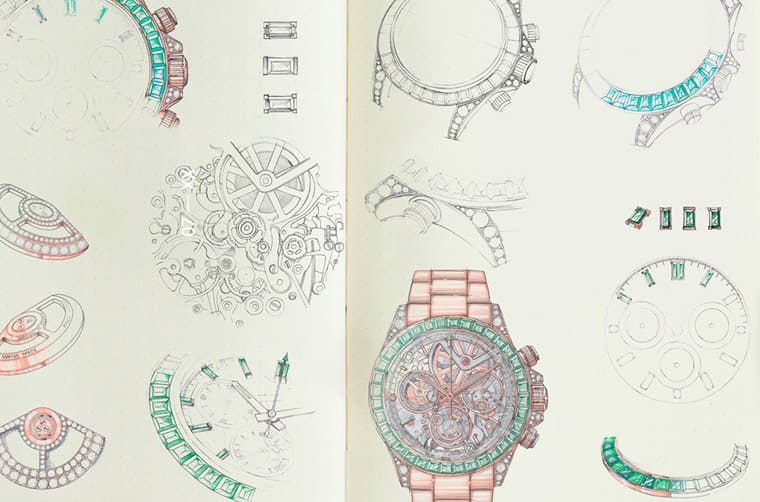 真正寶石行家的玫瑰金Daytona巧妙展現(xiàn)一流品味-復(fù)刻表